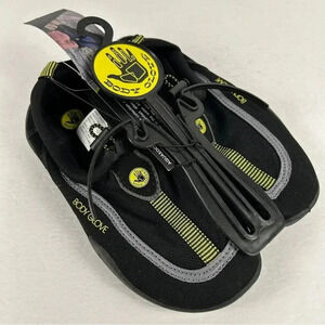 NWT Body Glove Youth Riptide III Water Shoes - Boys Size 1 Black/Yellow